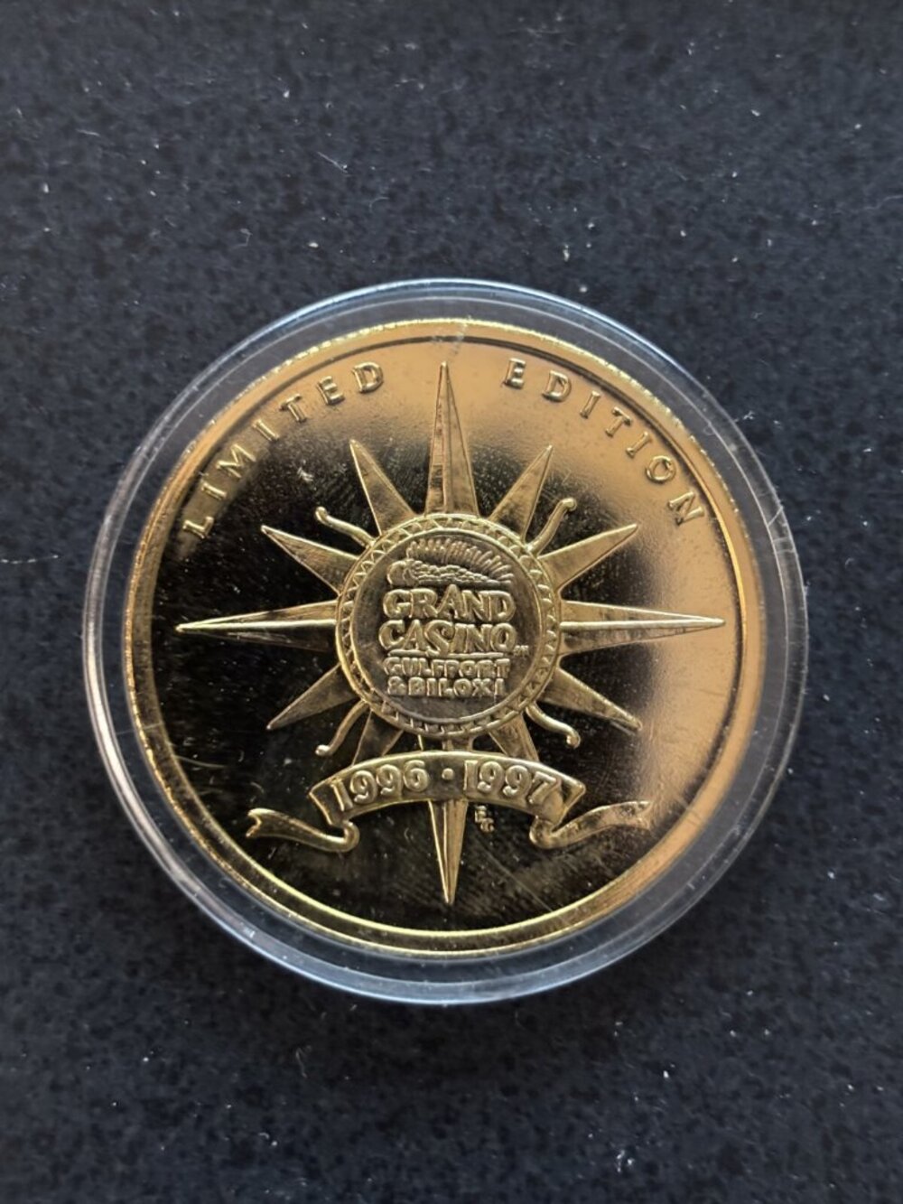 Grand Casino Collector Coin Limited Edition, 1996-1997 Guld Coast Series